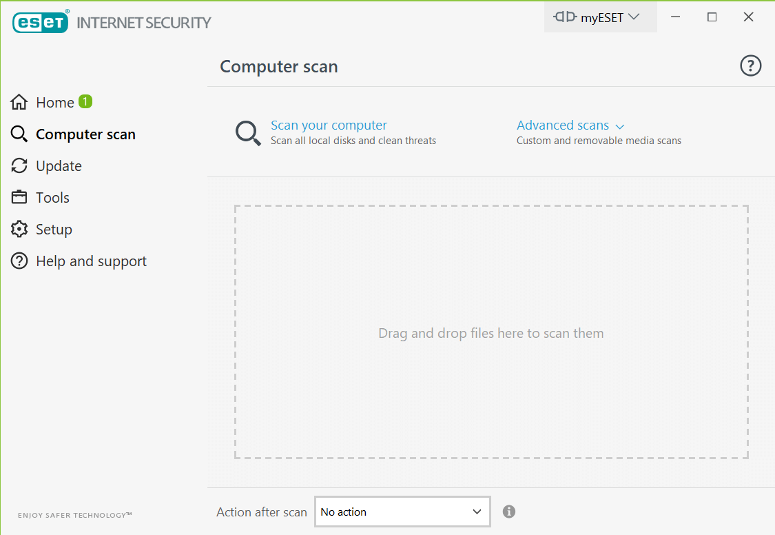 Eset Internet Security Computer scan