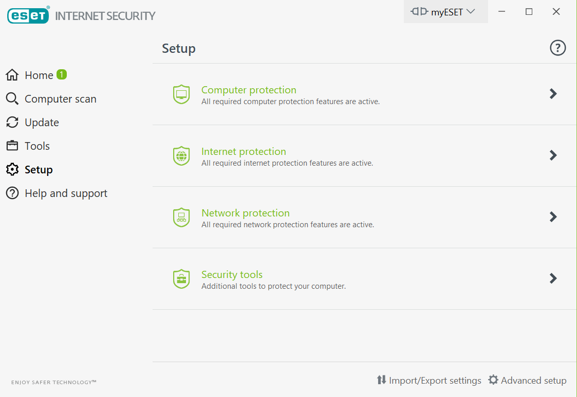 Eset Internet Security Setup